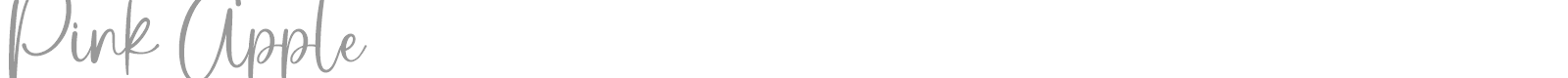 Pink Apple font preview